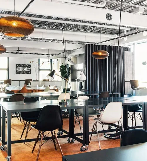 Shared workspace with tables